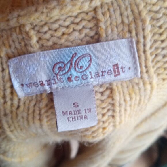 Merigold Yellow Waist Crop Cardi - Picture 6 of 6